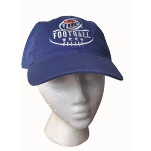 Miller Lite NFL Football Cap‎ Adjustable Blue
